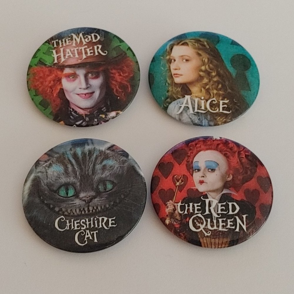 2010 Disney's Alice in Wonderland Pin Lot